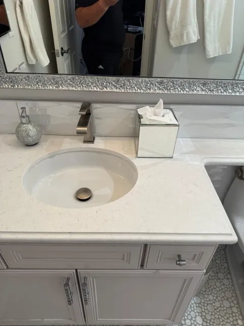 Deep cleaned bathroom in a Las Vegas Valley home